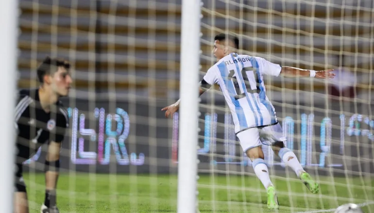 Preolímpico: Argentina goleó a Chile y clasificó al cuadrangular final