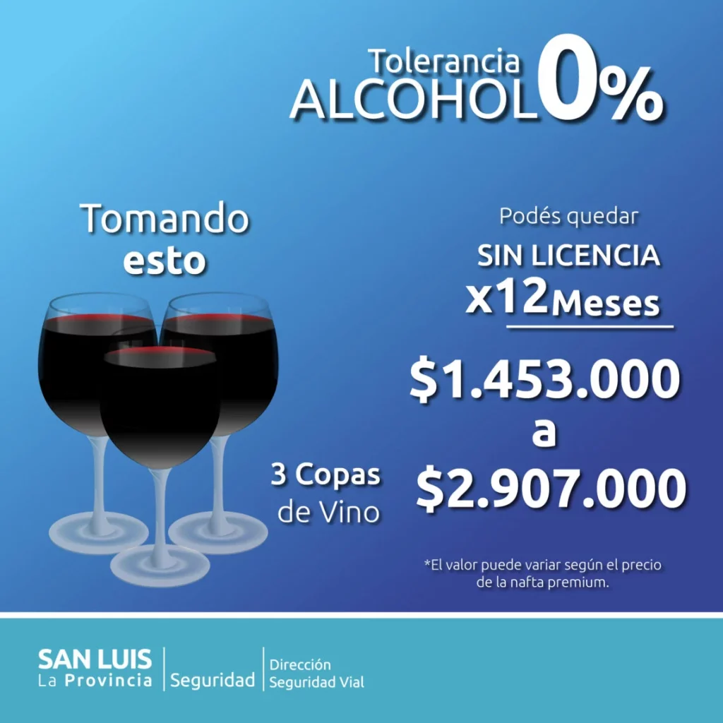 Conducir alcoholizado en San Luis