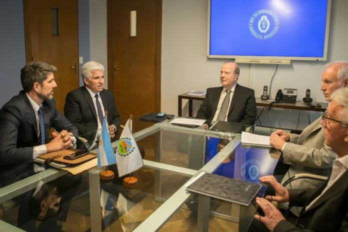 Poggi con el ministro de Infraestructura: Solicitó finalizar las obras que inició Nación en San Luis