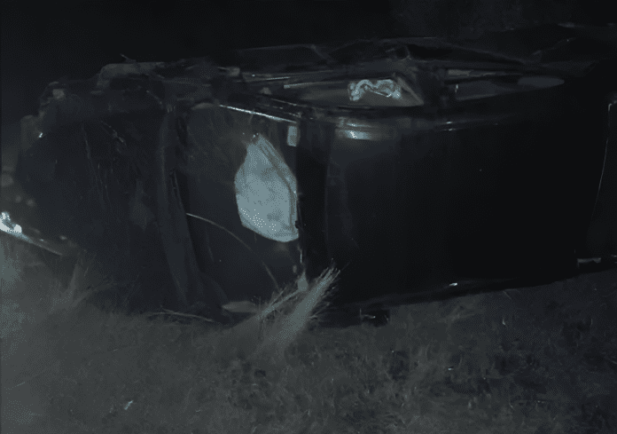 Un conductor alcoholizado volcó en avenida del Portezuelo
