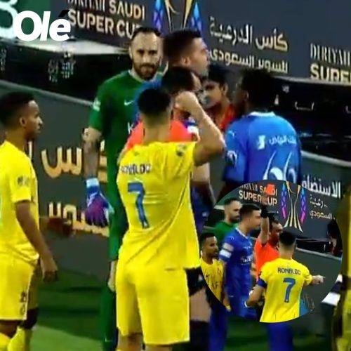 Cristiano Ronaldo: Explosión de ira tras expulsión en la Súper Copa Saudí.