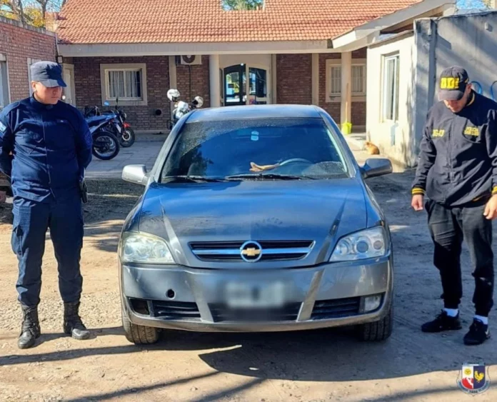 Encontraron un auto robado en Justo Daract