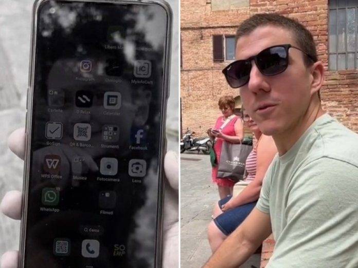 Argentinos encuentran un celular en Italia