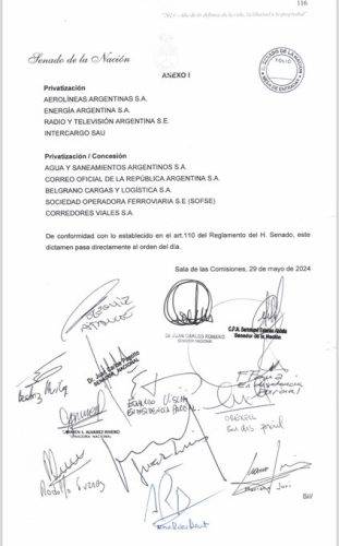 Ley Bases: el oficialismo consiguió las firmas y habrá dictamen