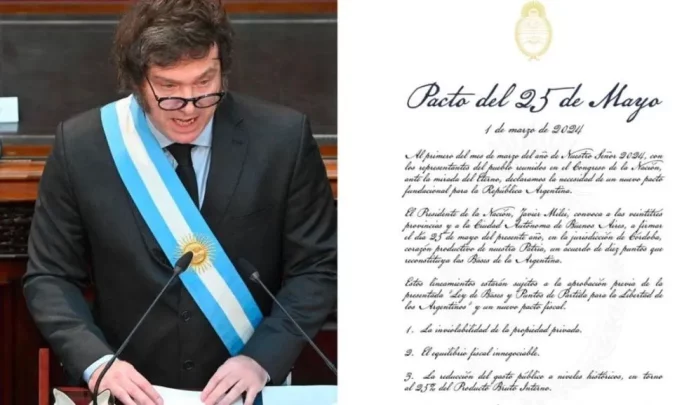 postergarían la firma del pacto de mayo