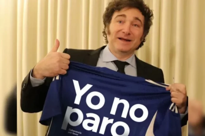 Milei desafió a la CGT 