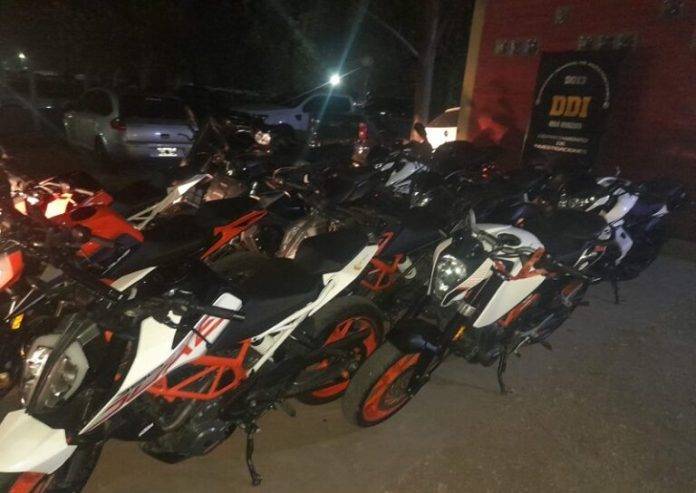 Recuperaron 12 motos alta gama y cilindrada en Villa Mercedes