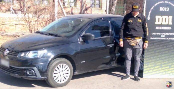 Villa Mercedes: recuperaron un auto que fue robado en La Rioja