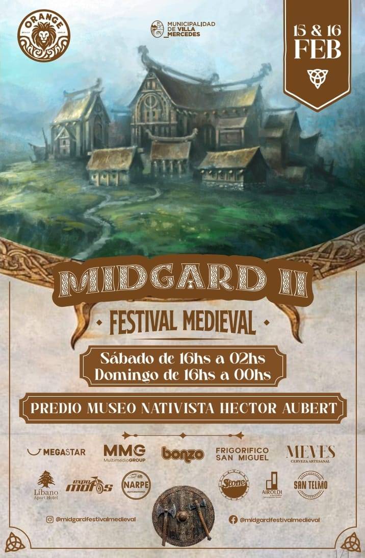 MIDGARD: El festival que te transporta a la Edad Media llega a Villa Mercedes