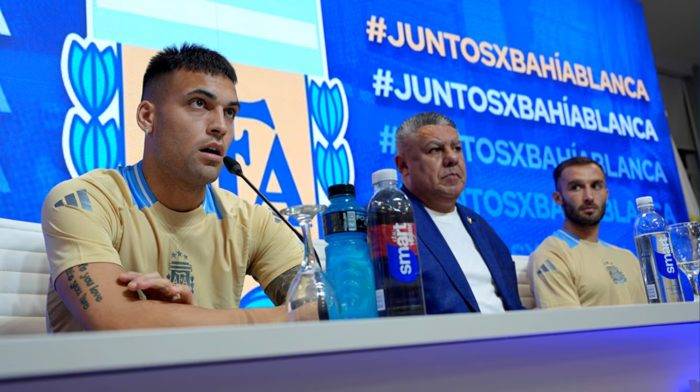 Tras la gran victoria en Montevideo, la Selección argentina juega un partido solidario por Bahía Blanca