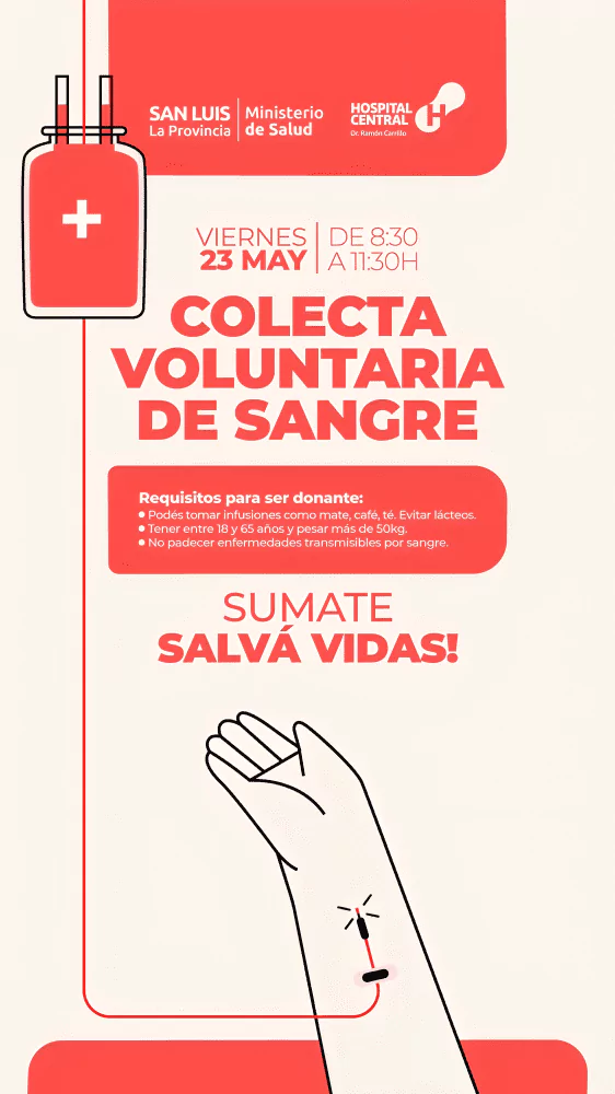 Donar para salvar vidas: el Ramón Carrillo abre sus puertas este viernes