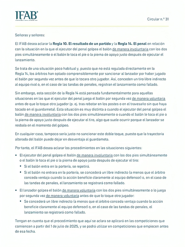 El “doble toque” de Álvarez obliga a la IFAB a redefinir las reglas de penalti