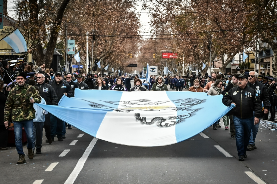 El desfile del 9 de Julio colmó de patriotismo Villa Mercedes